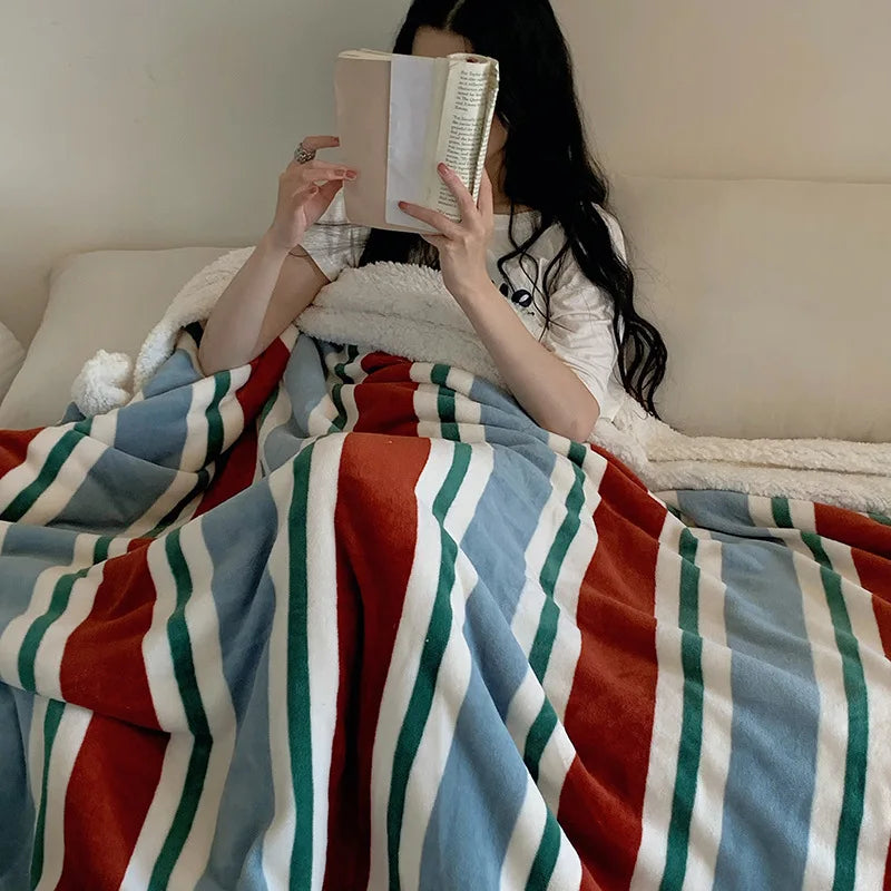 Stripe Sofa Throw