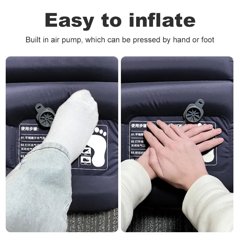 Ultralight Self-Inflating Camping Mattress with Built-in Pump