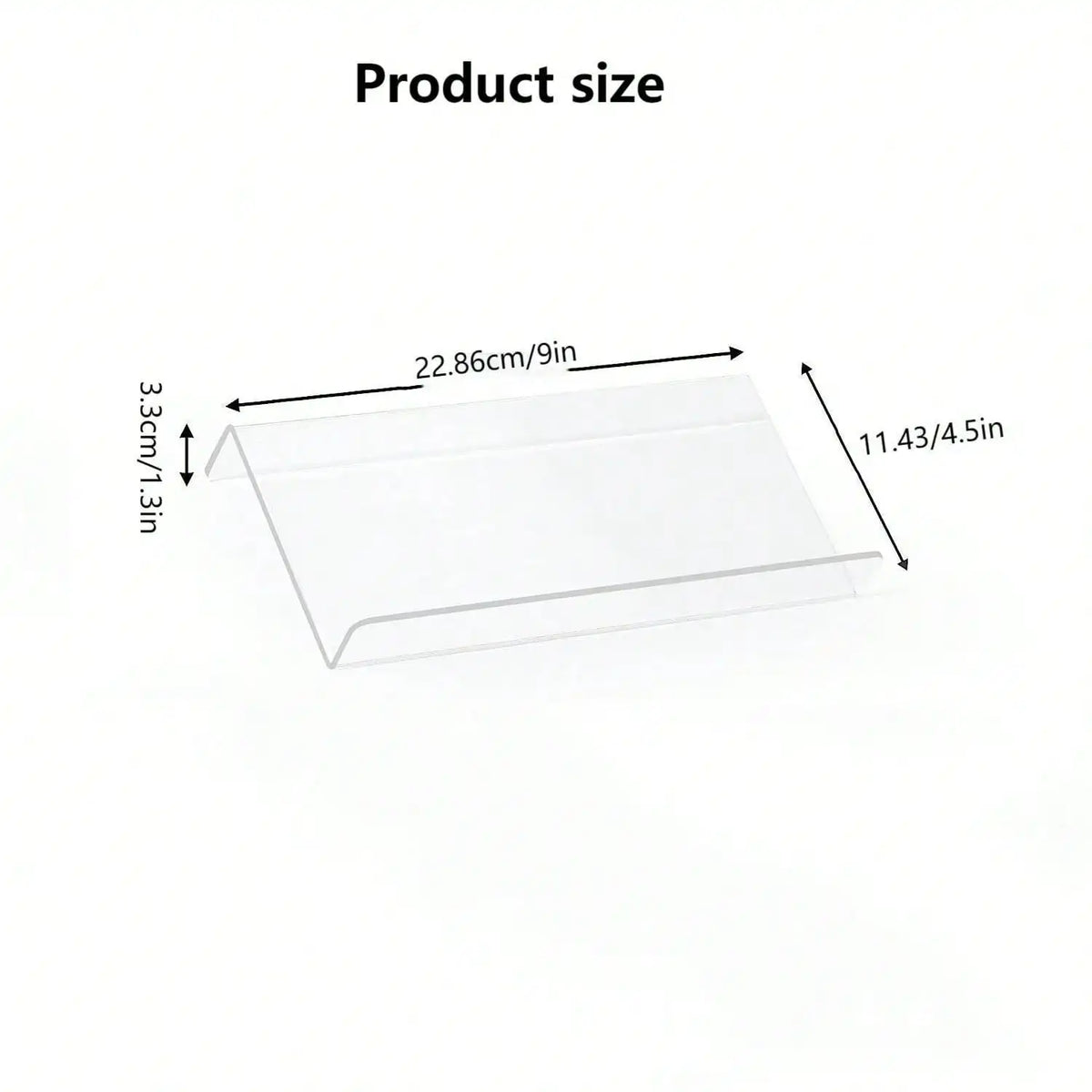 Acrylic Spice Drawer Organizer, 2-Tier, Angled & Stackable