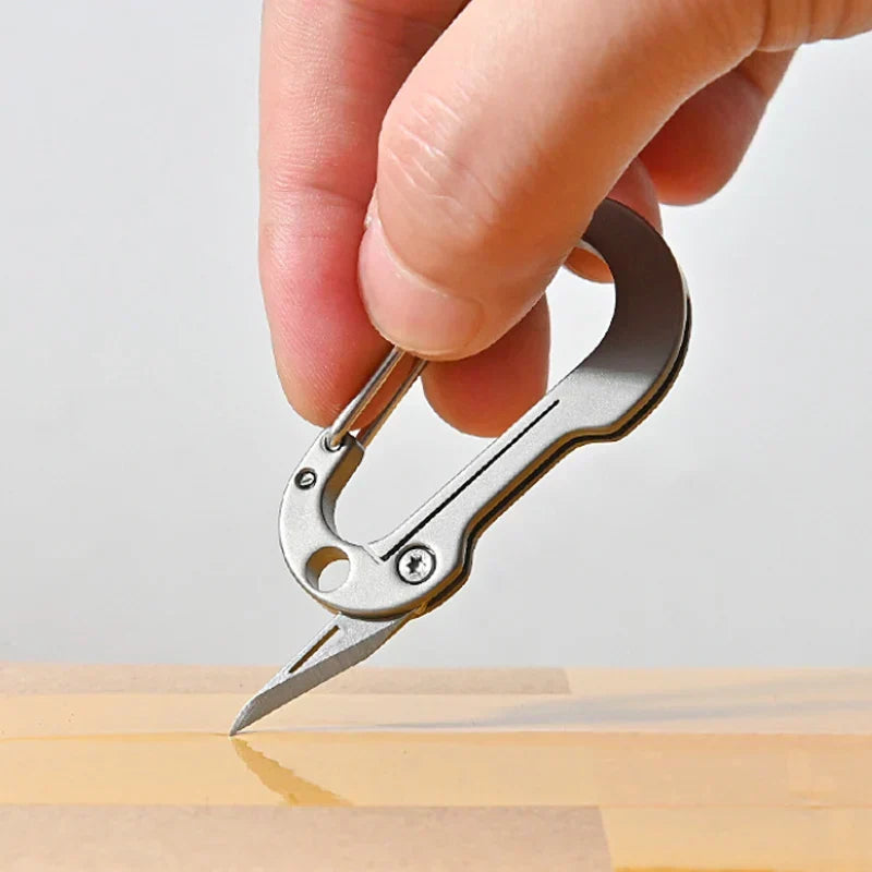 Titanlegierung EDC Multi-Tool Schlüsselanhänger-Messer
