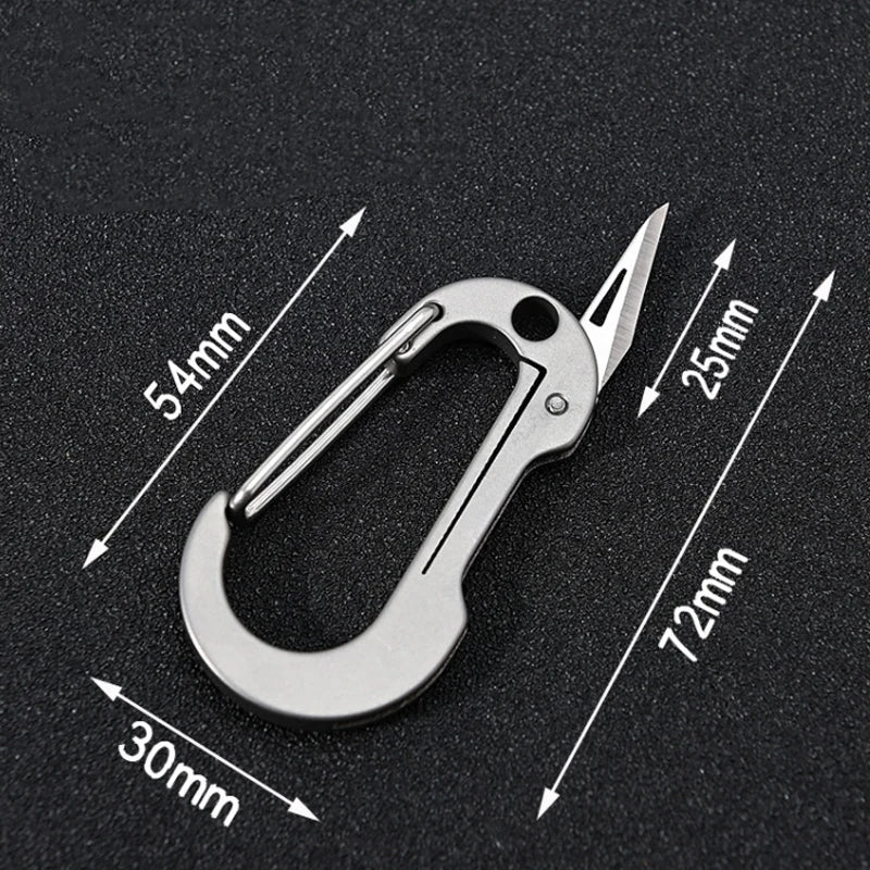 Titanlegierung EDC Multi-Tool Schlüsselanhänger-Messer