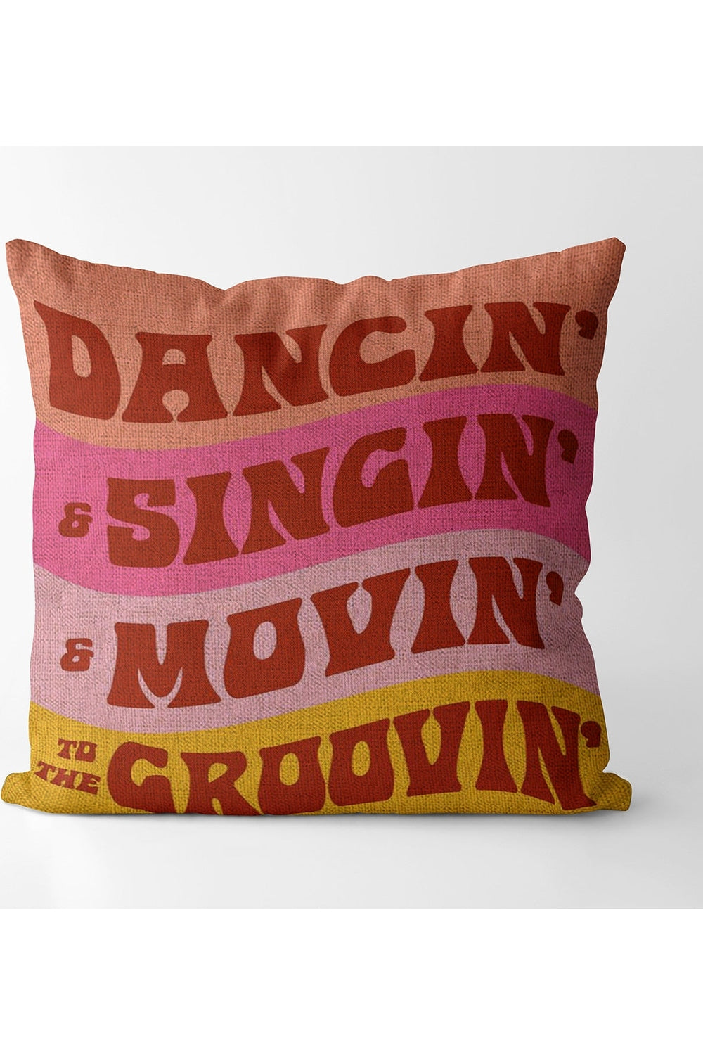 Rosa Quadrat Decorative Pillowcase