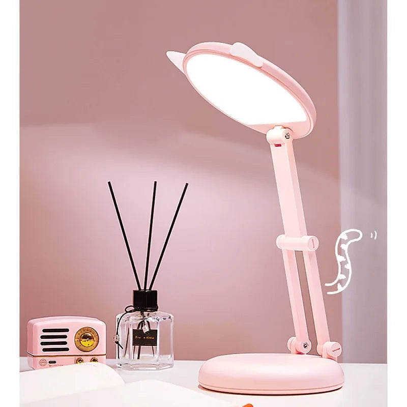 Faltbare Schreibtischlampe mit Katzenohren