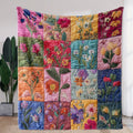 Patchwork Blanket Vintage Bloom