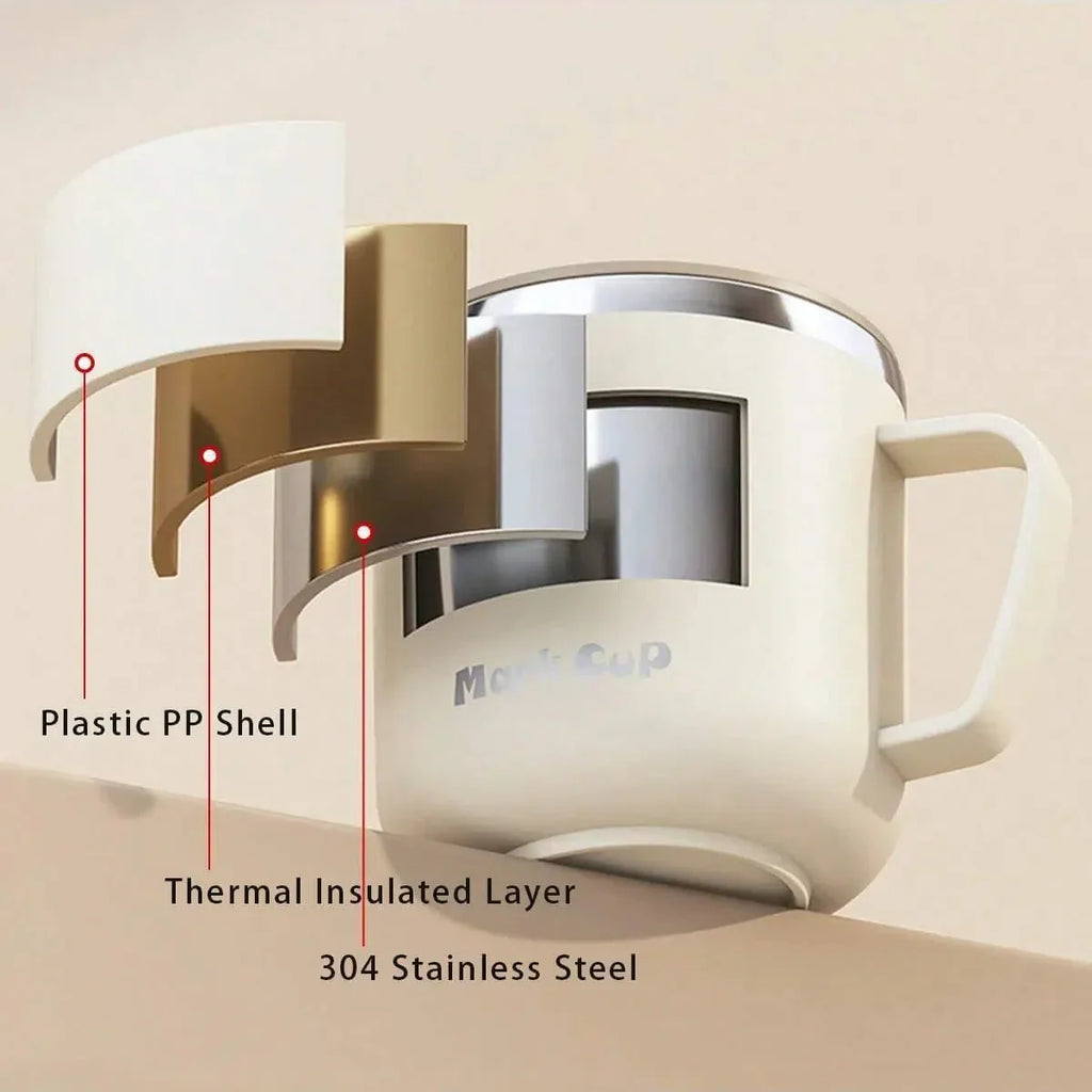Insulated Stainless Steel Coffee Cup with Lid