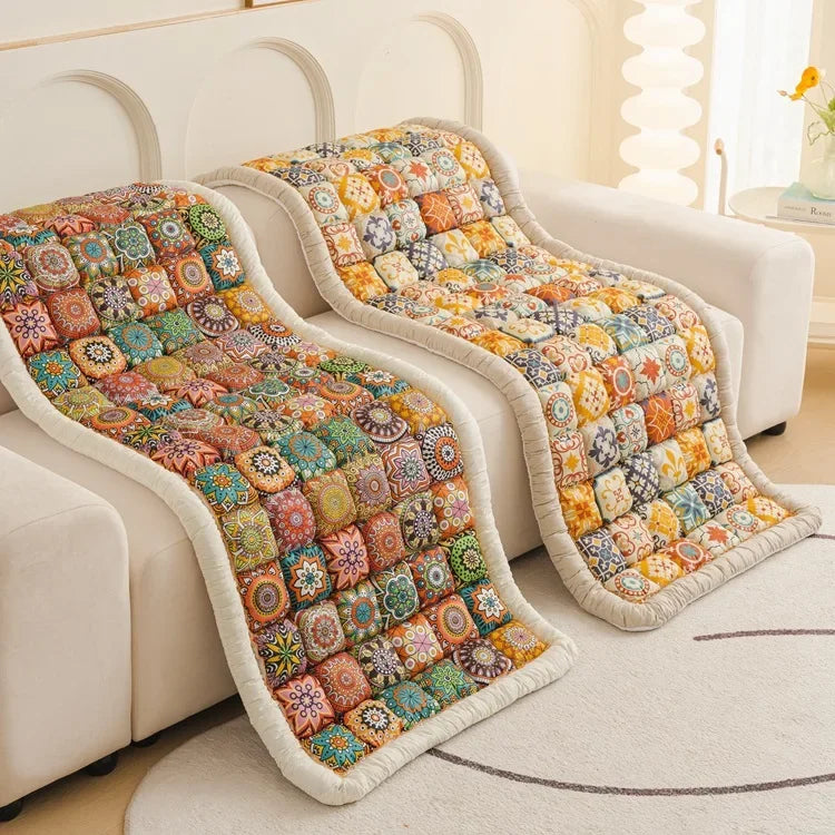 Bohemian Style Cotton Couch Pad