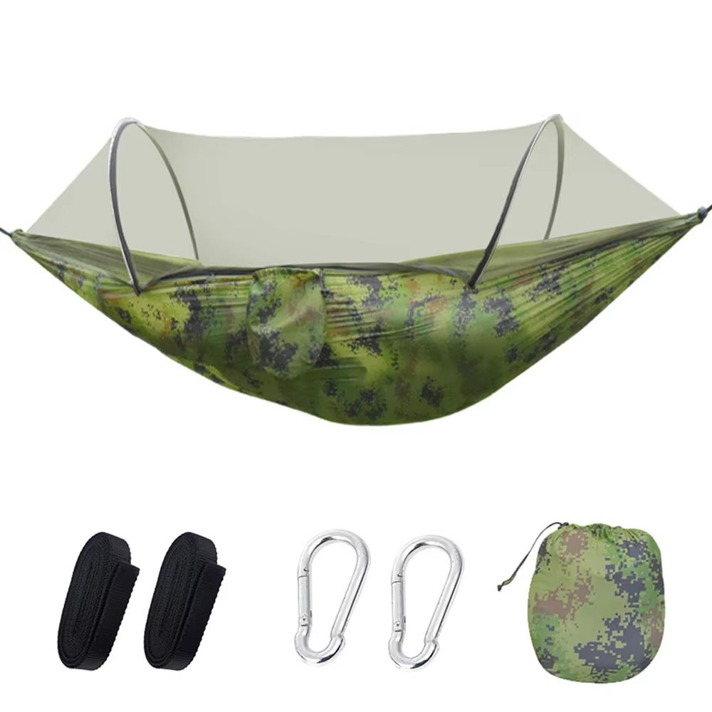 Camping-Hängematte für 2 Personen mit Moskitonetz