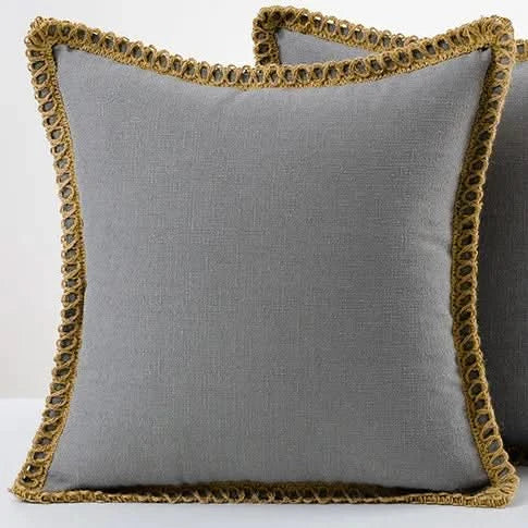 French-Style Decorative Pillow Cover