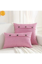 Nordic Button Pillowcase