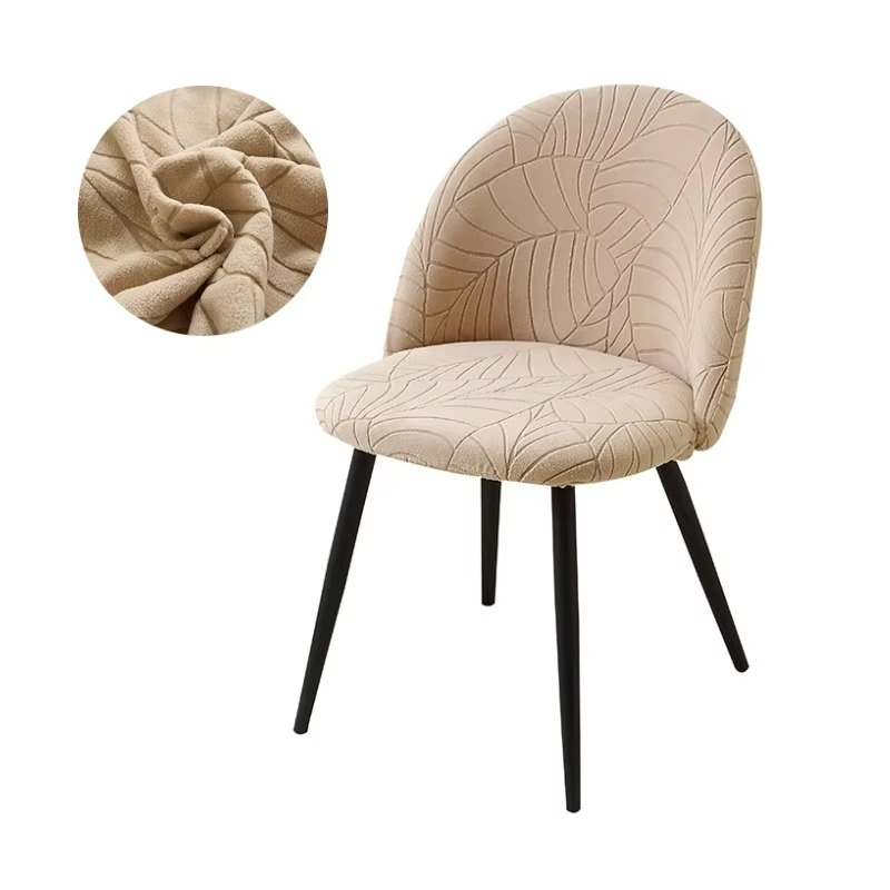 Elastische Samt-Stuhlbezüge – Stretch-Hussen für Esszimmer- und Schminkstühle