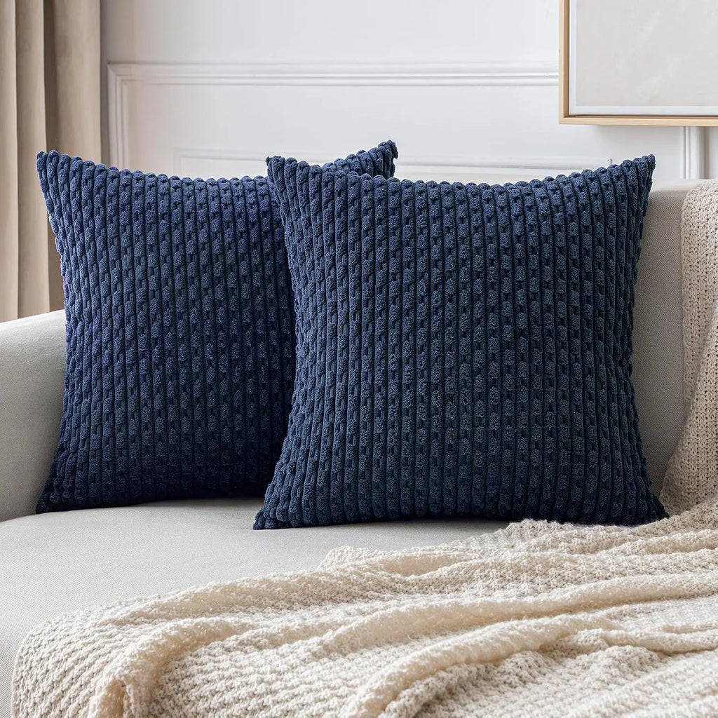 Boho Ribbed Corduroy Cushion Cover