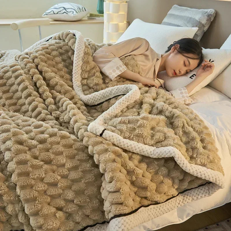 Soft Flannel Autumn Blanket