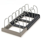 Ausziehbarer Topfdeckelhalter & Pfannenorganizer