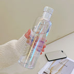 Heat-Resistant Glass Water Bottle with Time Scale