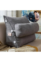 Reclining backrest cushion