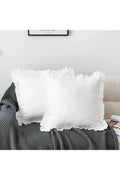 Solid Ruffle Pillowcase
