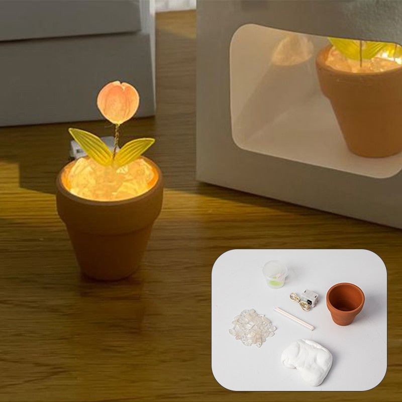 DIY-Nachtlicht Rose