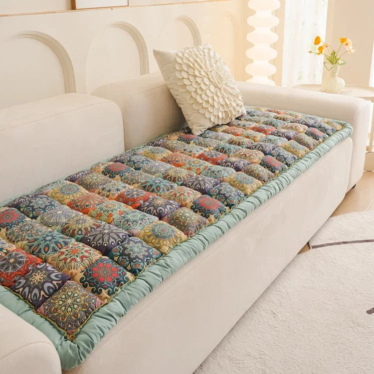 Bohemian Style Cotton Couch Pad
