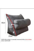 Reclining backrest cushion