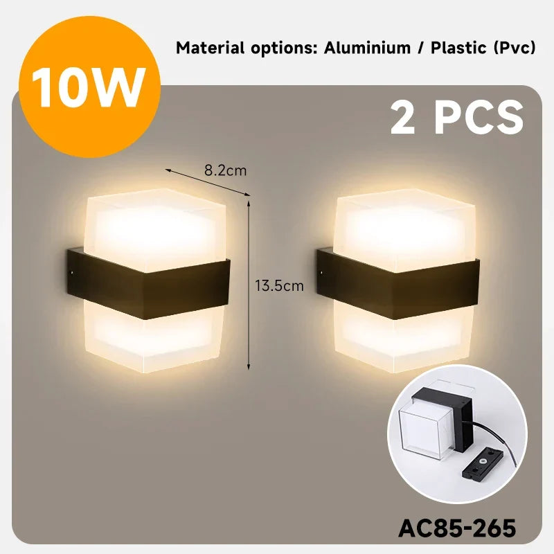Courtyard LED-Wandleuchte