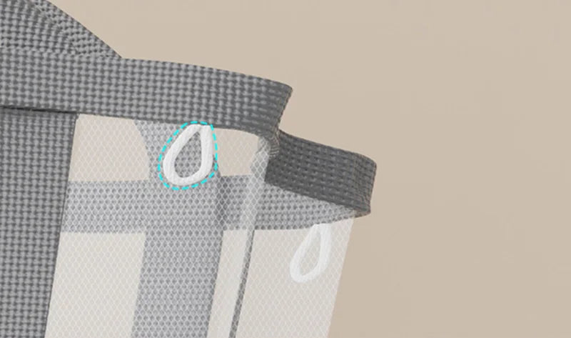 AirNylon zusammenklappbarer Wäschekorb