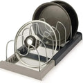 Ausziehbarer Topfdeckelhalter & Pfannenorganizer