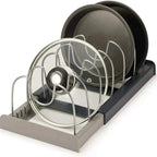 Ausziehbarer Topfdeckelhalter & Pfannenorganizer
