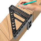 Präzisions-3D-Holzbearbeitungslineal – 45° & 90° Mehrwinkel-Messwerkzeug