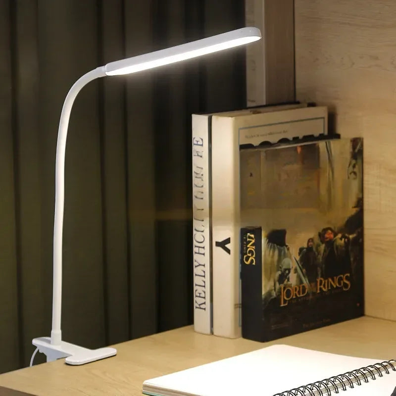 LumaFlex LED Clamp Light - 3 Light Colors & 10 Brightness Levels