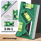 Präzisions-Taschenwasserwaage mit Magnetfuß & Winkelmesser