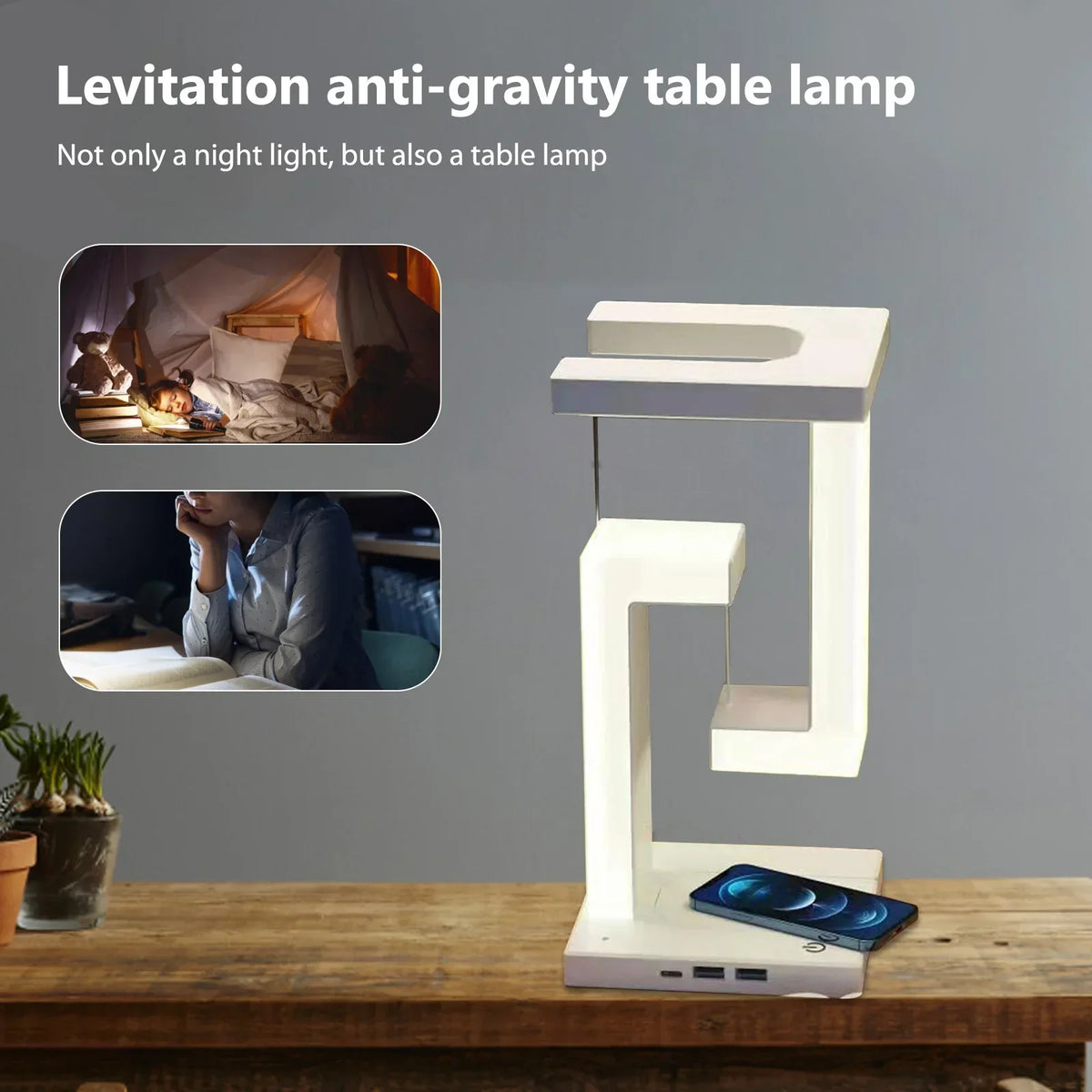 Anti-Schwerkraft Orbit kabellose Lade-Nachtlampe
