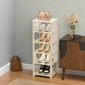 Space-Saving Metal Frame Shoe Rack