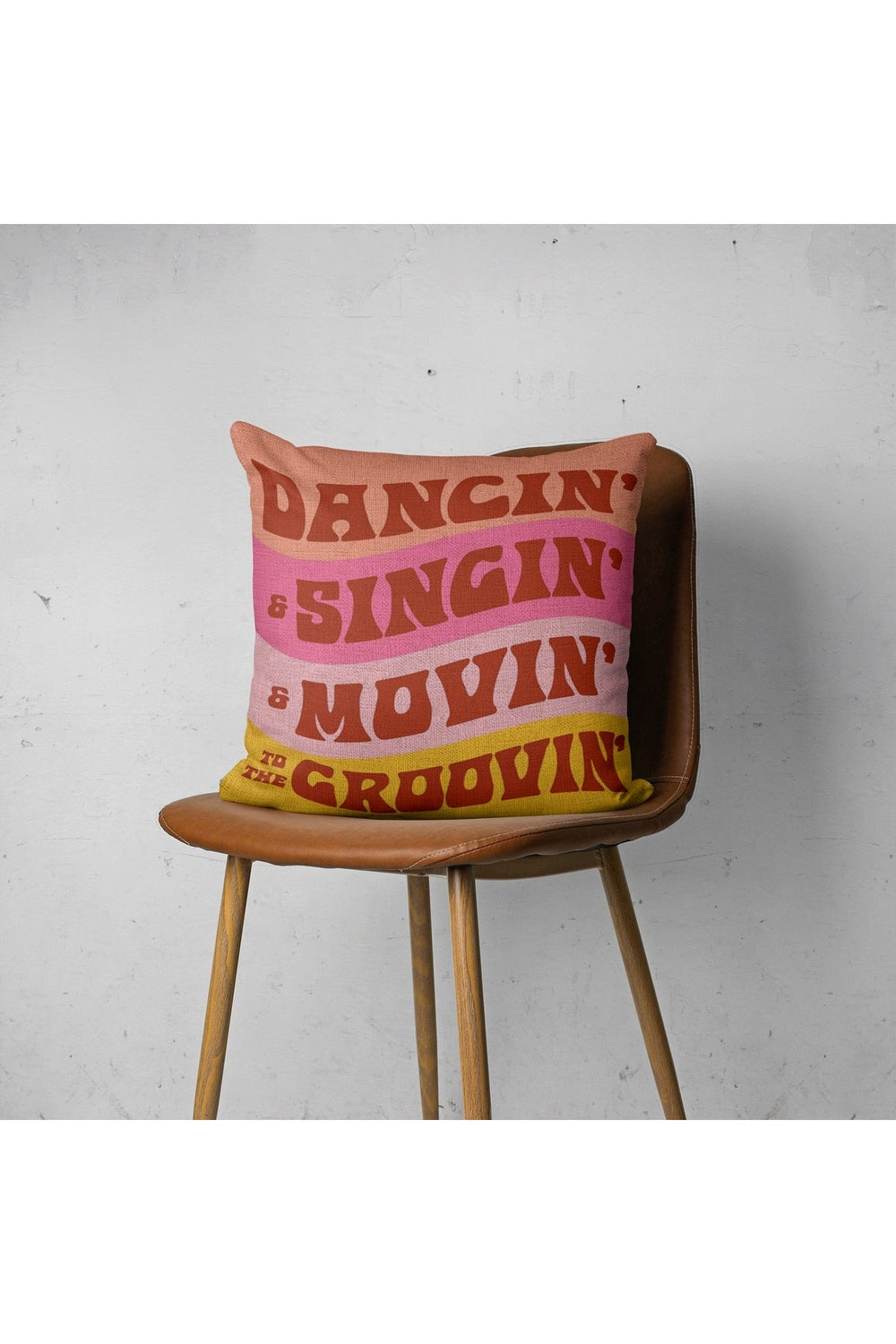 Rosa Quadrat Decorative Pillowcase