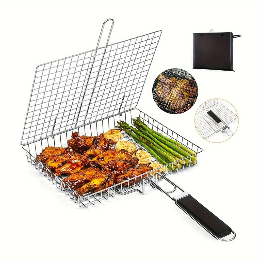 Grillaro BBQ Basket – Foldable & Non-Stick