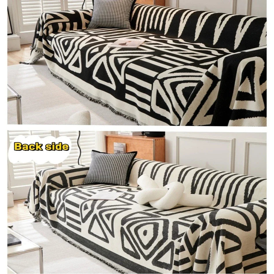 Sofa Towel With Tassels