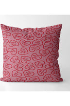Rosa Quadrat Decorative Pillowcase