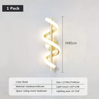 Moderne LED-Wandleuchte