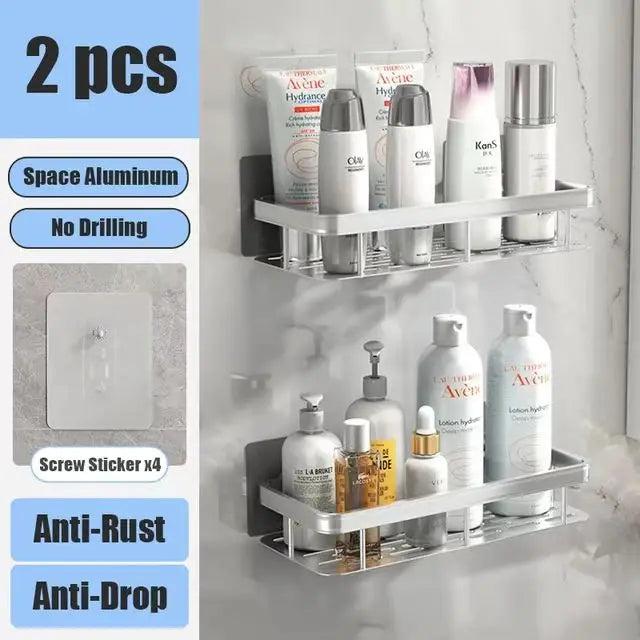 Shower Shelf Without Drilling