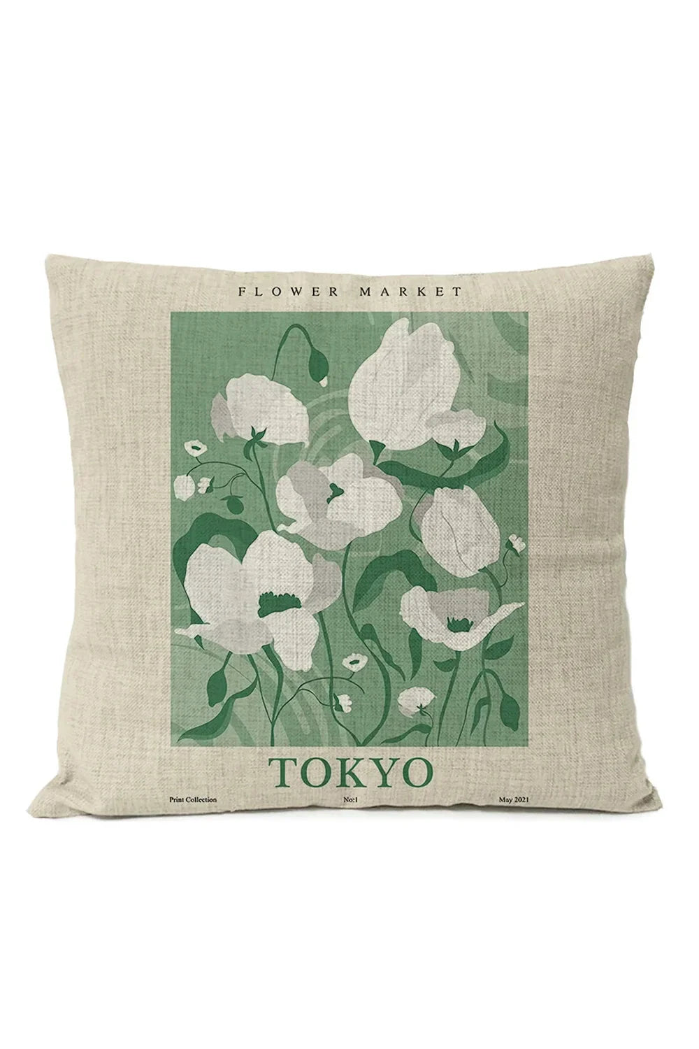 Moon Floral Pillowcase