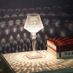 Diamond Glow Wiederaufladbare Kristall-Tischlampe