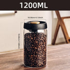Vacuum Storage Jar Made of Borosilicate Glass