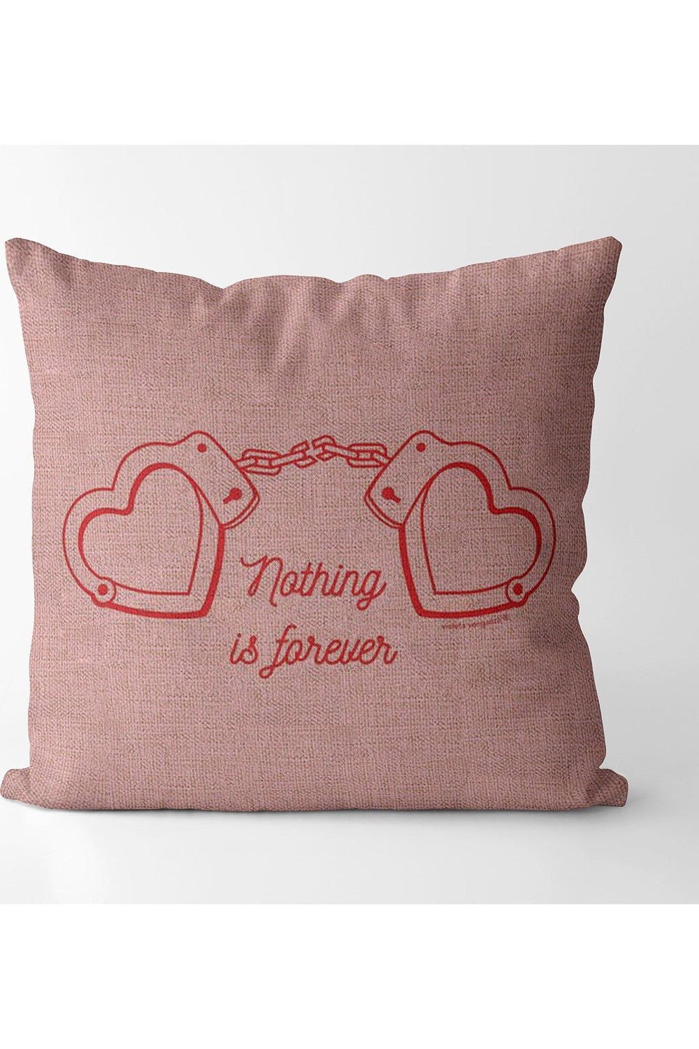 Rosa Quadrat Decorative Pillowcase