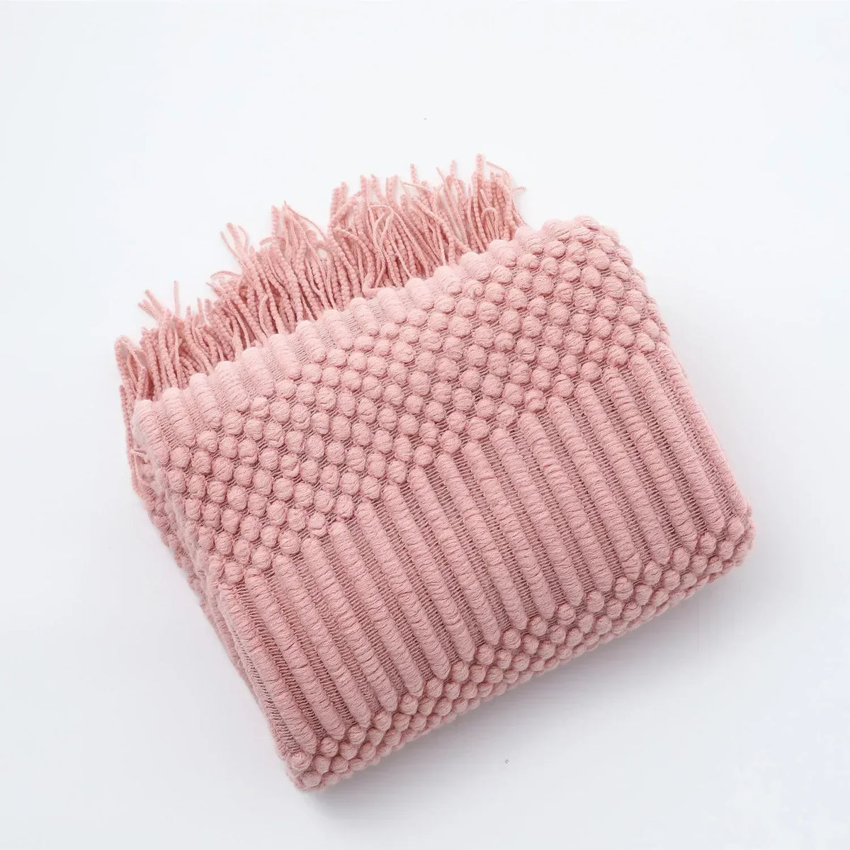 Nordic Style Knitted Blanket