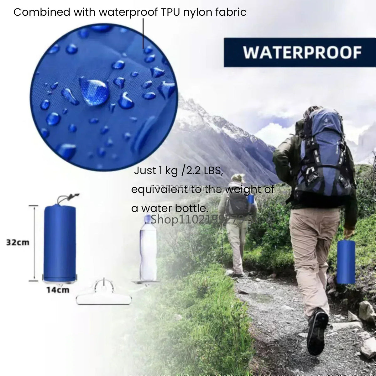 TrekBreeze Camping Sleeping Pad Self-Inflating