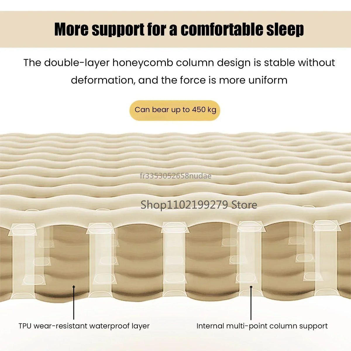 TrekBreeze Camping Sleeping Pad Self-Inflating
