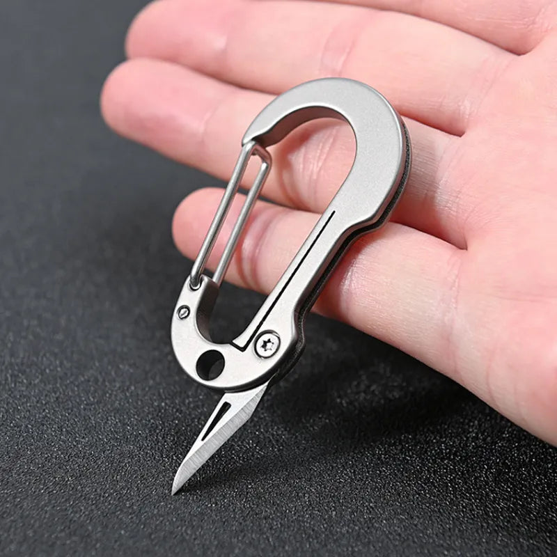 Titanlegierung EDC Multi-Tool Schlüsselanhänger-Messer