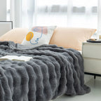 Reversible Faux Fur Blanket