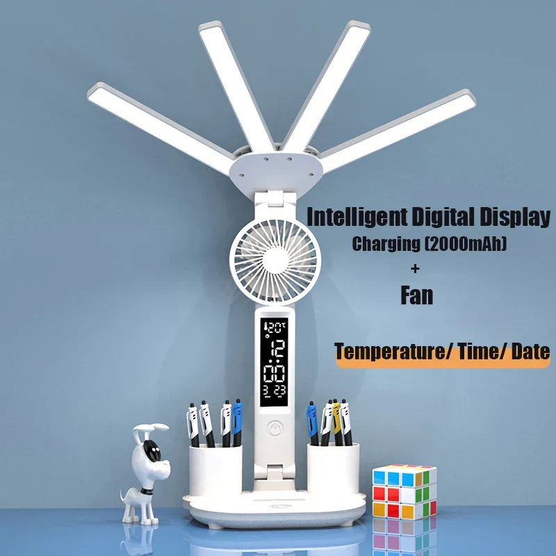 Multifunctional 3-in-1 LED Desk Lamp