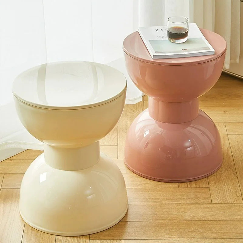 Low Arc-shaped Side Table