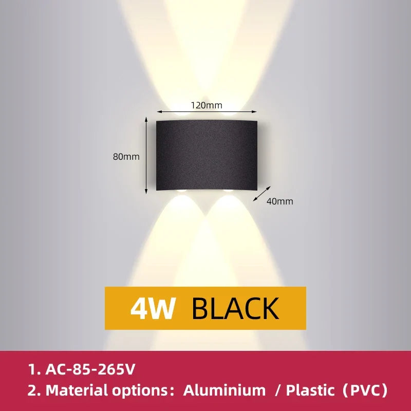 Courtyard LED-Wandleuchte